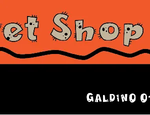 Pet Shop font