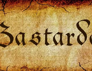 Bastarda font