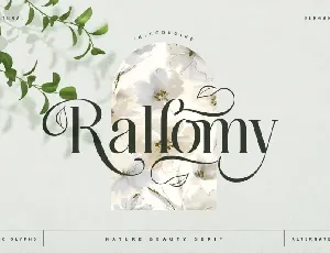 Rallomy font