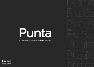 Punta Sans Serif font