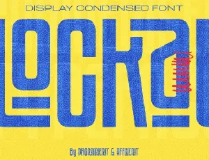 Lockal font