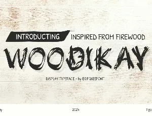 Woodikay font