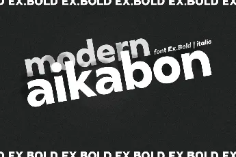 Aikabon font