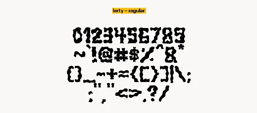 Lerty Stylish Display font