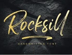 Rocksill font