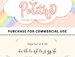 Intima Politha - Personal Use font