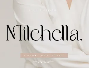 Milchella font