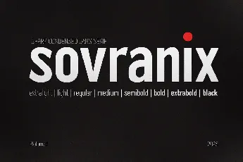 Sovranix font