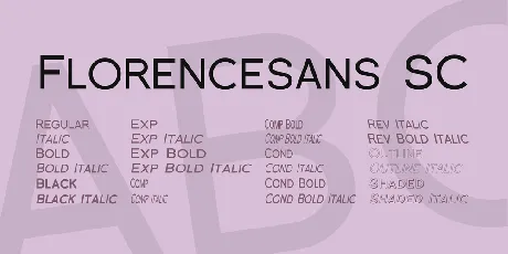 Florencesans SC font