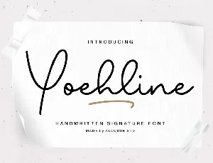 Yoehline font