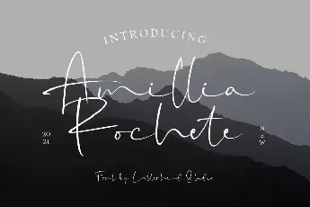 Amillia Rochete font