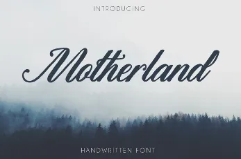 Motherland font