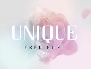 Unique font