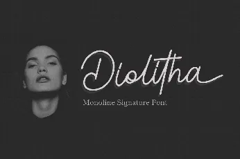 Diolitha - Personal Use font