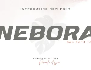 NEBORA font