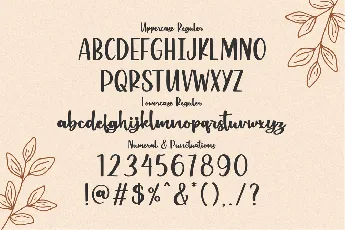 Bloomi Almond font