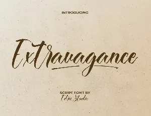 Extravagance Demo font