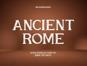 Ancient Rome font