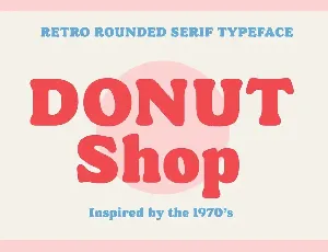 Donut Shop font