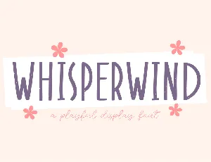 Whisperwind font