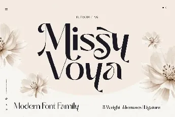 Missy Voya Family font