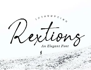 Rextions font