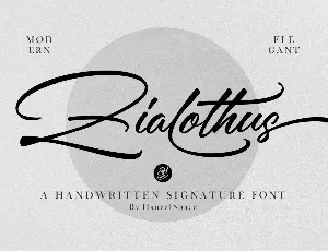 Zialothus font