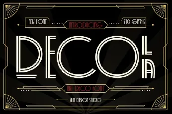 Decola font