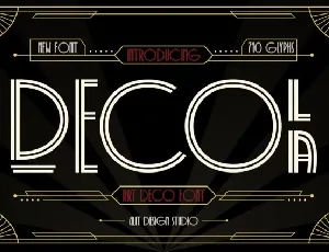 Decola font