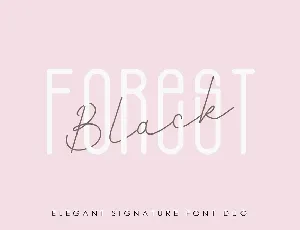 Black Forest Duo font