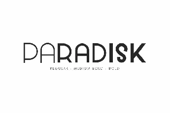 Paradisk Demo font