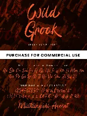 Wild Grook - Personal Use font