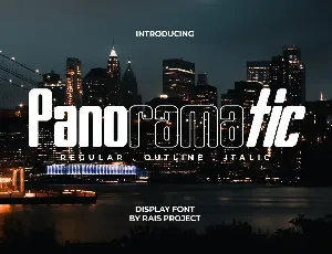 Panoramatic Demo font