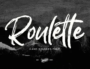 Roulette font