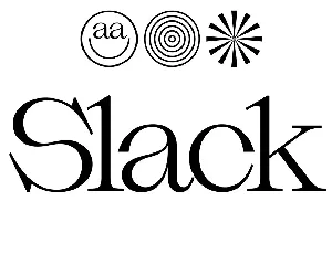 Slack Light font