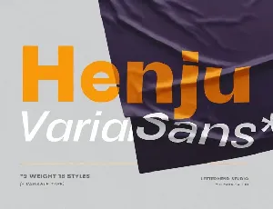 Henju font