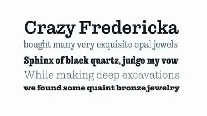 Libre Clarendon – Slab Serif font