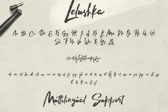 Lelushka Script font