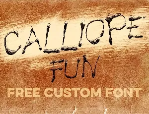 Calliope Fun font