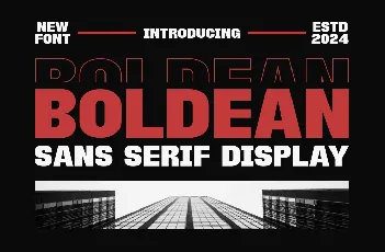 BOLDEAN font