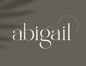 SS abigail font