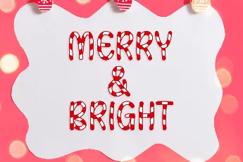 Xmas Candy font