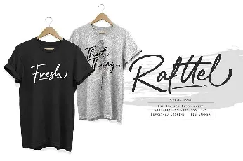 Rafttel Script font