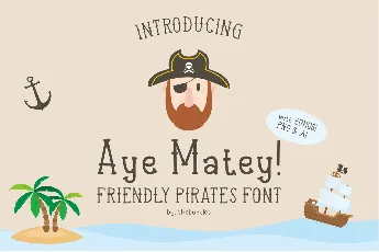 Aye Matey demo font