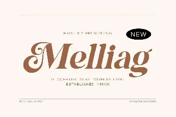 Melliag font