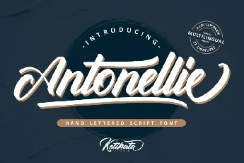 Antonellie Free font