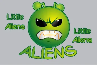 Little Alien font