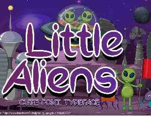 Little Alien font