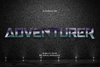 Adventurer Demo font