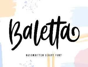 Baletta font